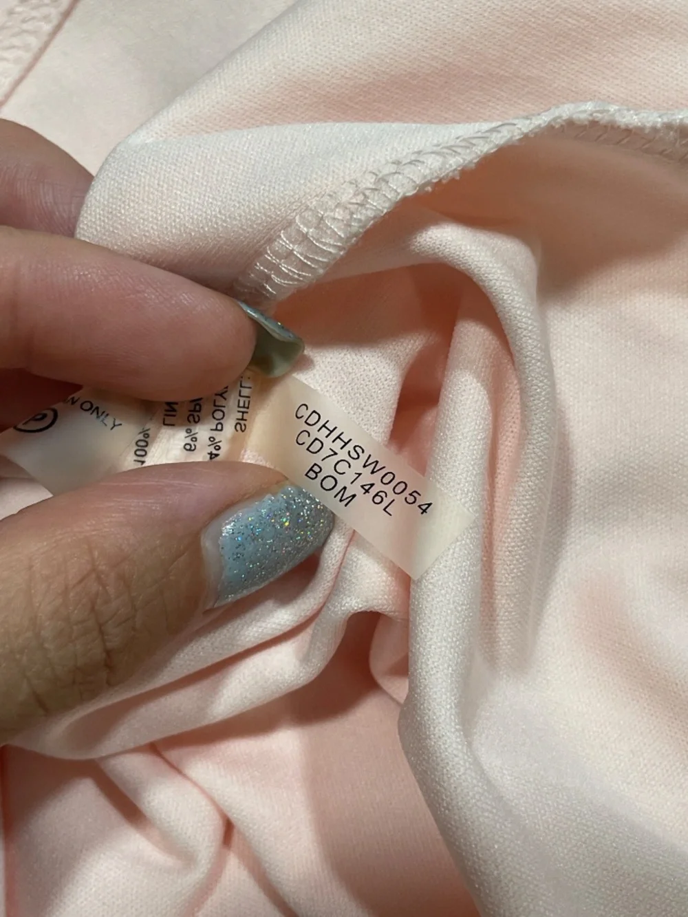 Calvin Klein Light Pink V-Neck Fit & Flare Flutter Sleeve Dress Size 2